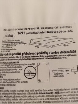 Přebalovací podložka