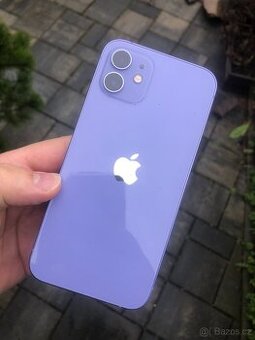 iPhone 12 64Gb...v hezkém stavu, fialový