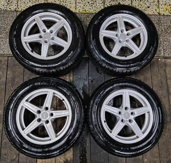 prodám alu kola 7x16 ET41,rozteč 5x112,zimní pneu 215/65 R16