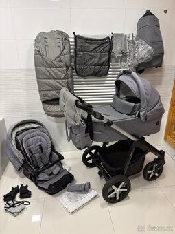 Kočárek dvojkombinace Baby Design Husky