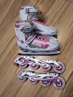 Dámské brusle 2 v 1