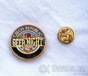 Připínací odznaky - Czech Beer Night + Nokia Android