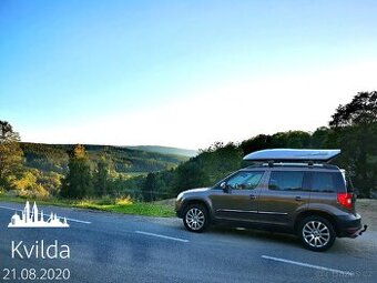 Škoda yeti originál přičniky na střechu