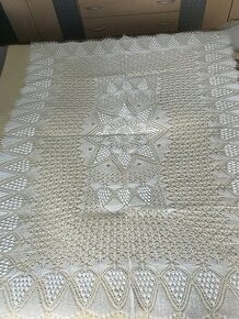 ručně pletená dečka