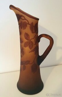 Skleněný džbán signovaný Moser- 1913- 1916