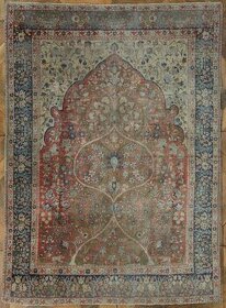 Starožitný koberec Tabriz z 19. století