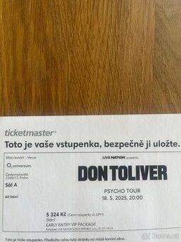 DON TOLIVER Praha 18.5.2025