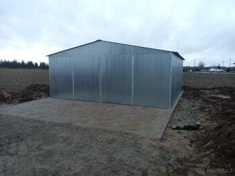 Plechová garáž 6x6m