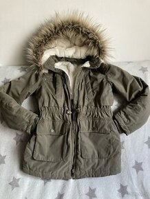 Dívčí zimní bunda H&M vel. 140