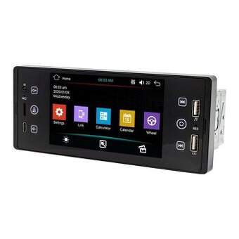 Dotykové 1din autorádio 5" s kamerou Bluetooth FM
