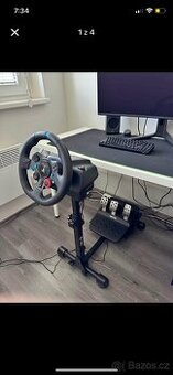 Logitech g29 + stojan + shifter - 1