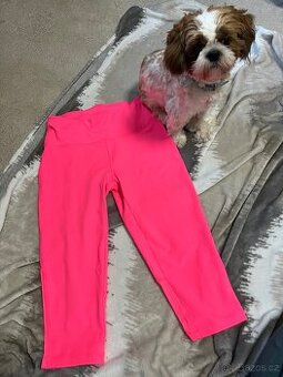Nove capri leginy neonove ruzova M