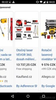 VEVOR 360 OTOČNÝ LASER