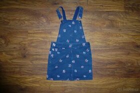 Riflové šaty / sukně s laclem H&M 122/128