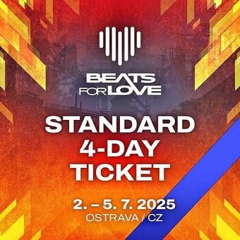 Prodám vstupenky na Beats for Love B4L