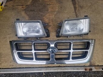 Subaru Forester SF - orig. přední světla - maska