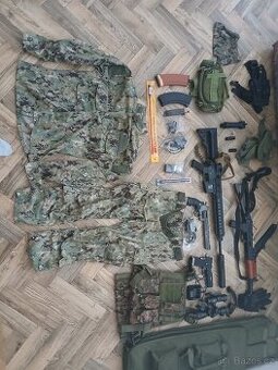 Prodám airsoftové vybavení- ideálně pro začátečníky