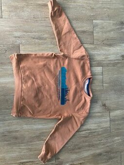 Chlapecká hnědá mikina Destination