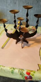 Pr. Hezký okrasný 6ti ramenný svícen. - 1