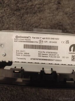 Radio navigace Fiat 500X