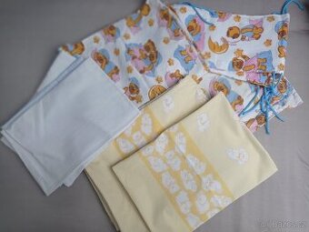 Povlečení do postýlky, mantinely a prostěradla