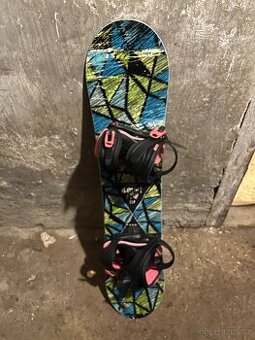 Prodám zánovní snowboard set Element Suff 110cm