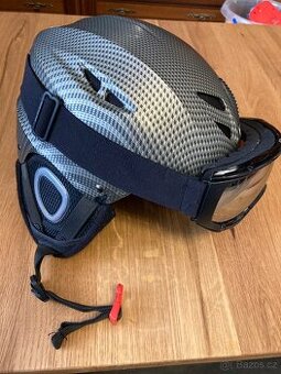 Helma XL Blizzard s brýlemi