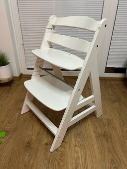 Jídelní dřevená židle Hauck Alpha+ (rostoucí židle)