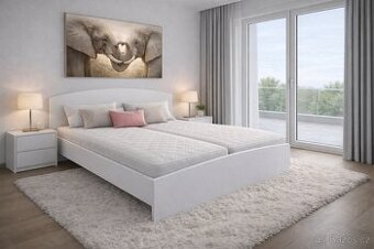 Manželská dvoulůžková postel 180×200 cm – NOVÁ