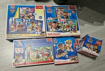 Dětský set TLAPKOVÁ PATROLA (PAW PATROL) – puzzle & hra