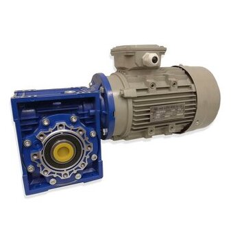 Elektromotor se šnekovou převodovkou