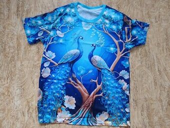 Damské triko 3D potisk vel XXL nenošené