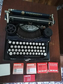 Prodám historický psací stroj USA zn.  UNDERWOOD standard