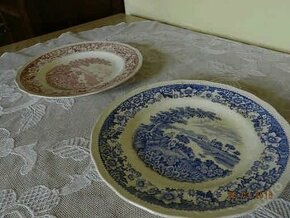 2 krásné dekorační talíře - Swinnerstons England