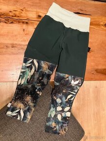 Dívčí handmade softshellové kalhoty 128/134