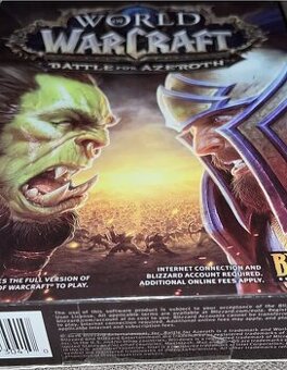 WOLD OF WARCRAFT battle for KRABICE S UCTEM CD KLIČEM A  DVD