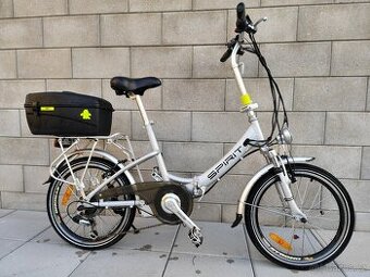 Skládací Elektrokolo Spirit JOY stříbrné 13Ah