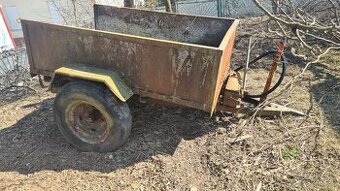 vozík za malotraktor, nebo menší traktor - sklopka