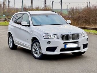 BMW X3 F25 ///M Paket 3.0d Alpineweiss
