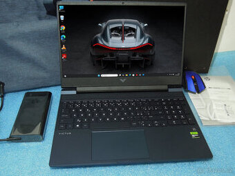 Herní HP Victus IPS 15.6" 6Jádro Ryzen 5600 GTX1650 16GB 1T