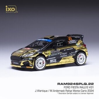 Modely Ford Rallye 1:43 IXO