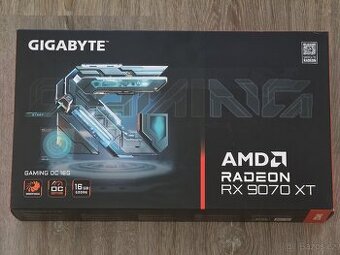 NOVÁ GIGABYTE Radeon RX 9070 XT GAMING OC 16G | ZÁRUKA ✅