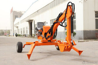 Kračející bagr s 360° otočí,15hp + el start