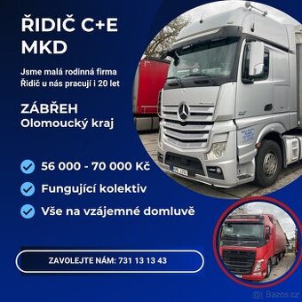 Žhavá nabídka práce: Zábřeh a okolí