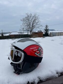 Dětská lyžařská helma Alpine vč. brýlí