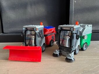 Dickie toys - Auto s pluhem a čisticí auto
