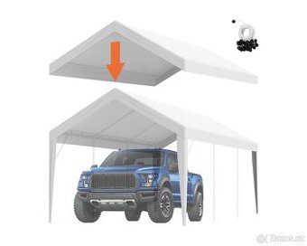 Přístřešek na auto - garážový stan (pouze plachta) 3x6m nový