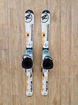 Dětské lyže Rossignol 100 cm a lyžáky Salomon 20