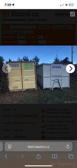 Mobilni kontejner, sklad materialu, garaz, stavebni bunka