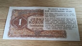 1 kčs 1953 tzv. Hladová koruna - kopie